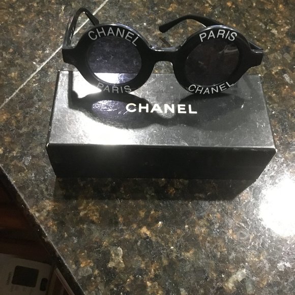 CHANEL CC Logos Round Sunglasses - Picture 3 of 8